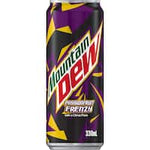 mountain dew soft drink passionfruit frenzy 330mL