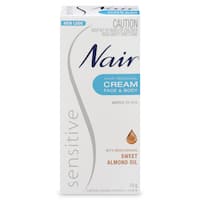 nair hair removal sensitive cream 75g
