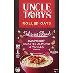 uncle tobys rolled oats raspberry almond & vanilla 8pk