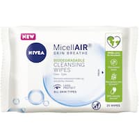 nivea facial wipes micellair skin breathe 25pk