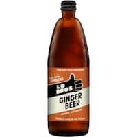 lo bros organic living soda ginger beer with kombucha 750mL
