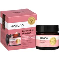 essano hydrating rosehip facial mask pink clay 50g