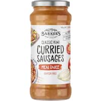 barkers recipe base curried sausages sauce 500g