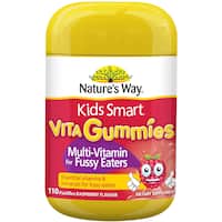 nature's way kids smart vita gummies multi fussy eaters 110pk