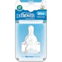 dr browns teats narrow neck level 2 2pk