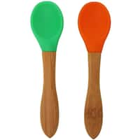 munch baby cutlery bamboo spoons 2pk