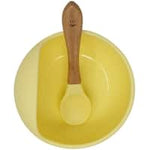 munch baby bowl & spoon silicon 1pk