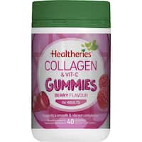healtheries adults collagen & vitamin c gummies 40pk