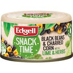 edgell snack time black beans charred corn with lime & herbs 70g