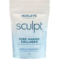 horleys sculpt pure marine collagen vanilla radiance 100g