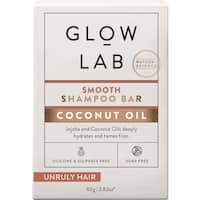 glow lab shampoo bar smooth coconut oil 80g