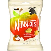 nibblots pet treats small animal apple 30g