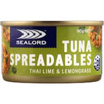 sealord spreadables tuna spread thai lime & lemongrass 90g