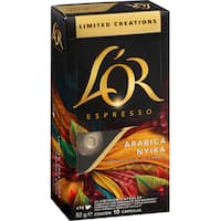 l'or espresso coffee capsules limited creation arabica nyika 10pk