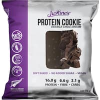 justine's protein cookie double choc dream 72g