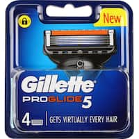 gillette fusion proglide 5 shaver  4pk