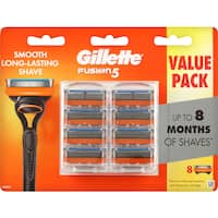 gillette fusion 5 shaver with razor blades 8pk