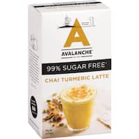avalanche chai turmeric latte 99% sugar free 10pk