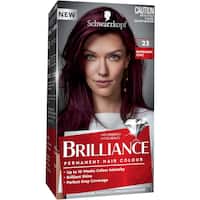 schwarzkopf brilliance hair colour 23 burgundy chic 1pk