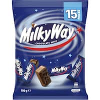 milky way chocolate bar fun size 180g