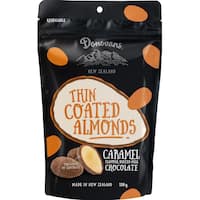 donovans chocolate coated almonds caramel 150g