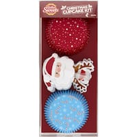 dollar sweets christmas cupcake kit