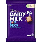 cadbury chocolate block top deck 345g