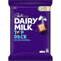 cadbury chocolate block top deck 345g