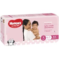 huggies ultra dry nappies girls size 3 (6-11kg) 44pk