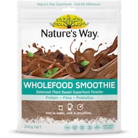 natures way super foods smoothie mix whole foods choc mint 200g