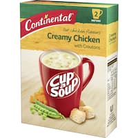 continental crouton soup instant soup creamy chicken 60g 2 serve