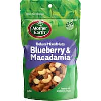 mother earth blueberry & macadamia deluxe 140g