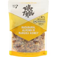 blue frog cereal macadamia almond manuka honey 350g