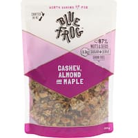 blue frog cereal cashew almond and maple 350g