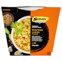 suimin instant noodles bowl seafood laksa 124g