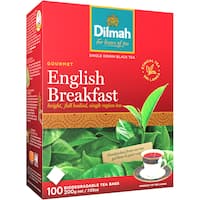 dilmah breakfast tea bags english 100pk