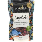 pure delish local as granola blackberry blueberry 300g