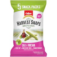 harvest snaps pea snacks salt & vinegar 5pk