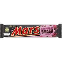 mars chocolate bar raspberry smash flavour 47g