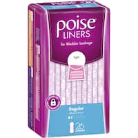 poise womens continence pads regular liners 26pk