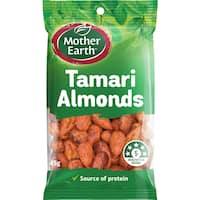 mother earth almonds tamari 45g