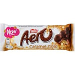 nestle aero chocolate bar caramel gold 40g