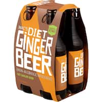 mac's diet ginger beer  4pk