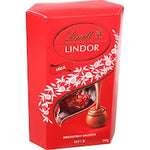 lindt lindor chocolates milk cornet 197g