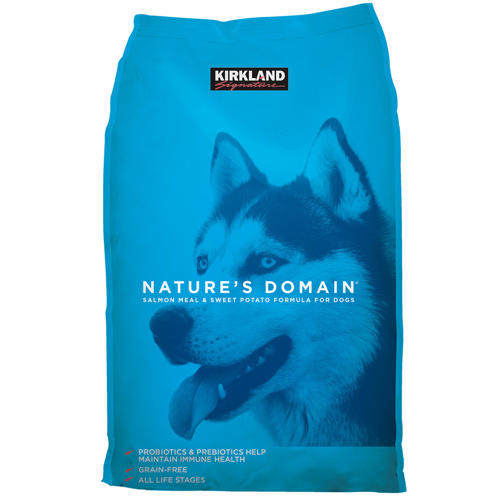 NATURE S DOMAIN DOG FOOD SALMON MEAL 15.87 KG HORO .nz