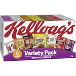 kelloggs variety pack 8 assorted breakfast cereal sachets 275g