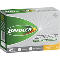 berocca sport b vitamins & electrolytes orange 24pk