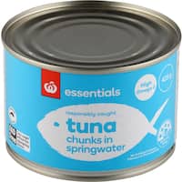 essentials tuna chunks in springwater 425g