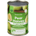 countdown pears halves in light syrup 415g