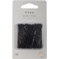 dash pins bobby black 4.5cm 80pk